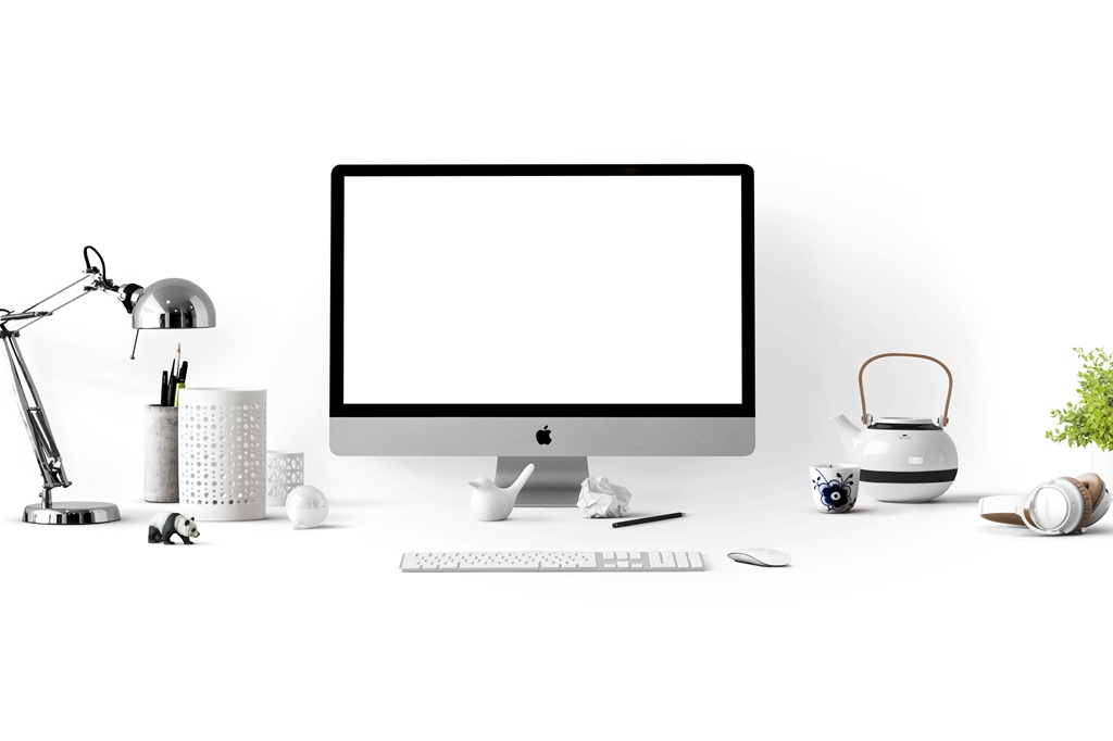 Computer On A Desk