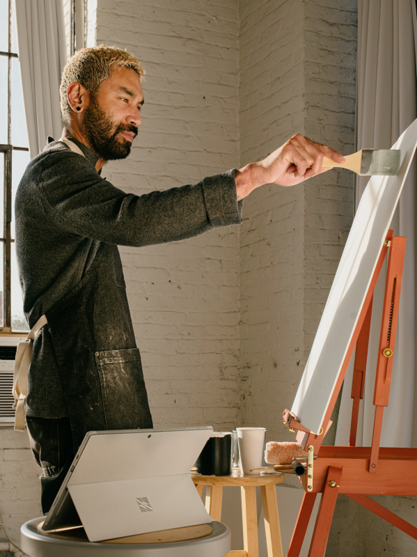 Man Painting