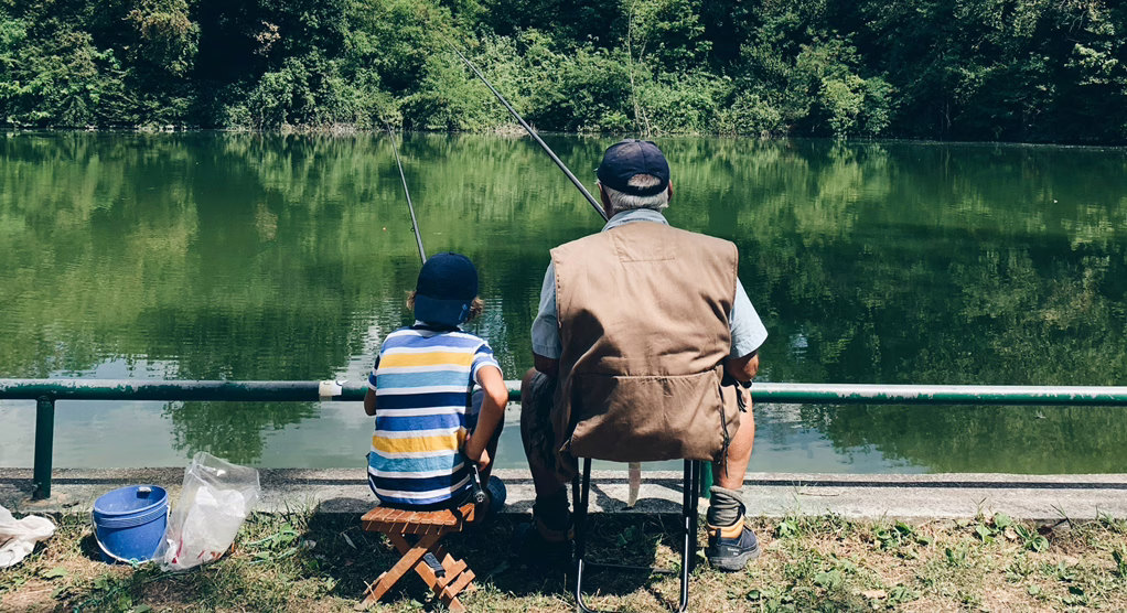 MWD - Grand Father and Grand Child Fishing