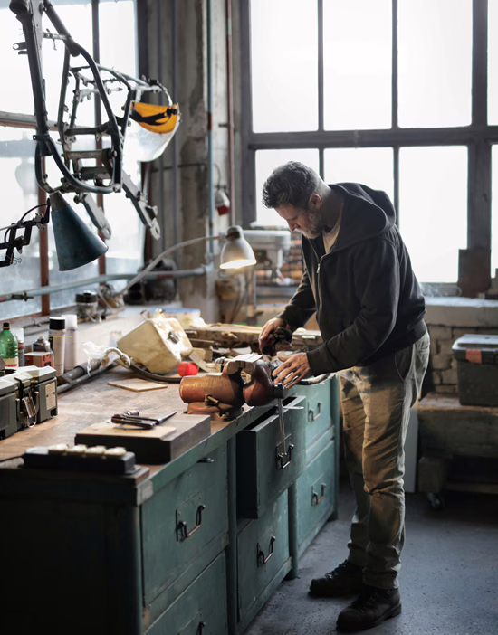 MWD - A White Man Working In His Workshop
