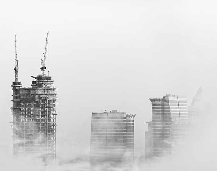 MWD - Construction Site Under Fog