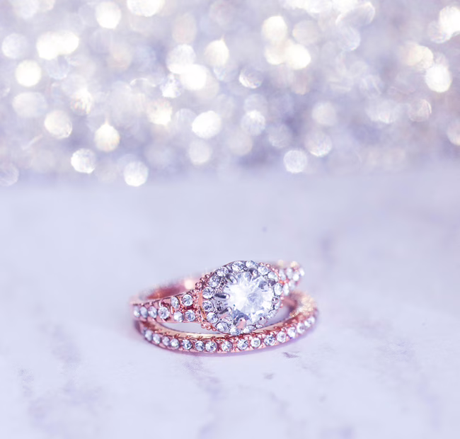 MWD - Diamond Ring with Several Diamonds