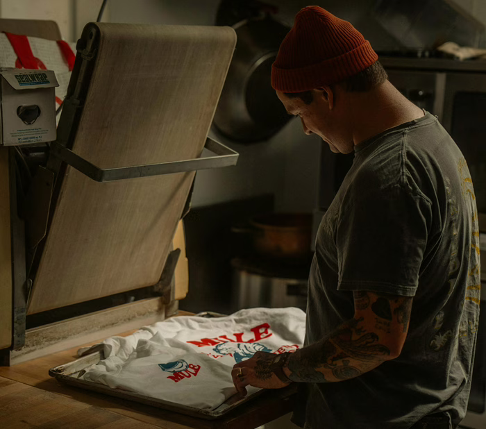 MWD - Man Printing On T-Shirt