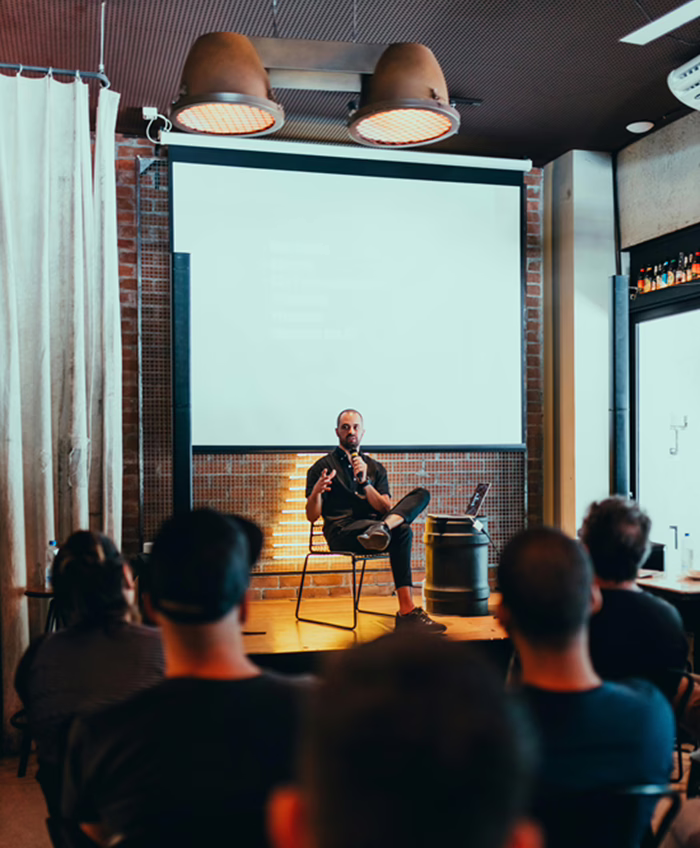 Groupe MWD lors d'un événement de réseautage