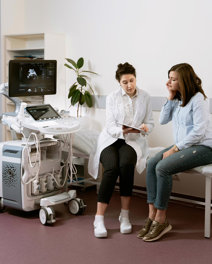 MWD - Dama en consulta en el hospital
