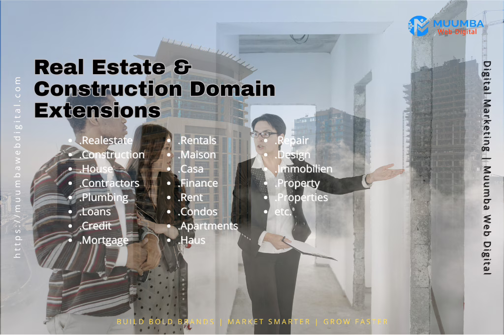 MWD - Real Estate & Finance Domain Extensions
