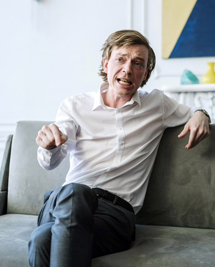 Entrepreneur blanc masculin MWD